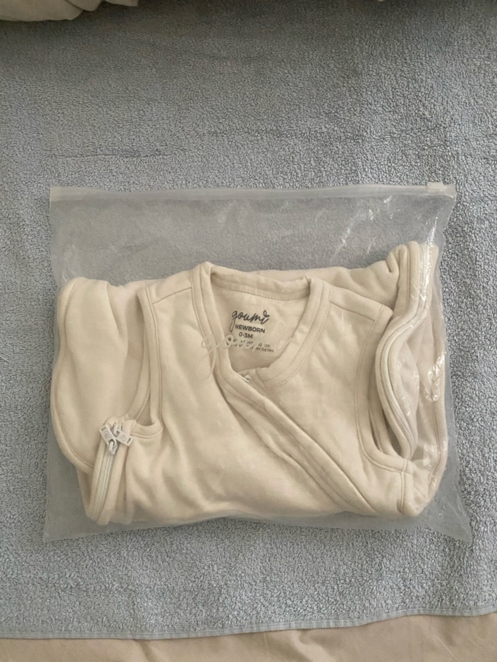 Goumi baby sleep sack newborn/0-3 m soft cotton new in bag